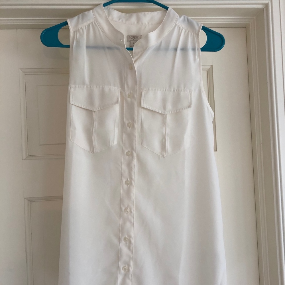 J. Crew Factory Button Front Tank - Picture 2 of 2